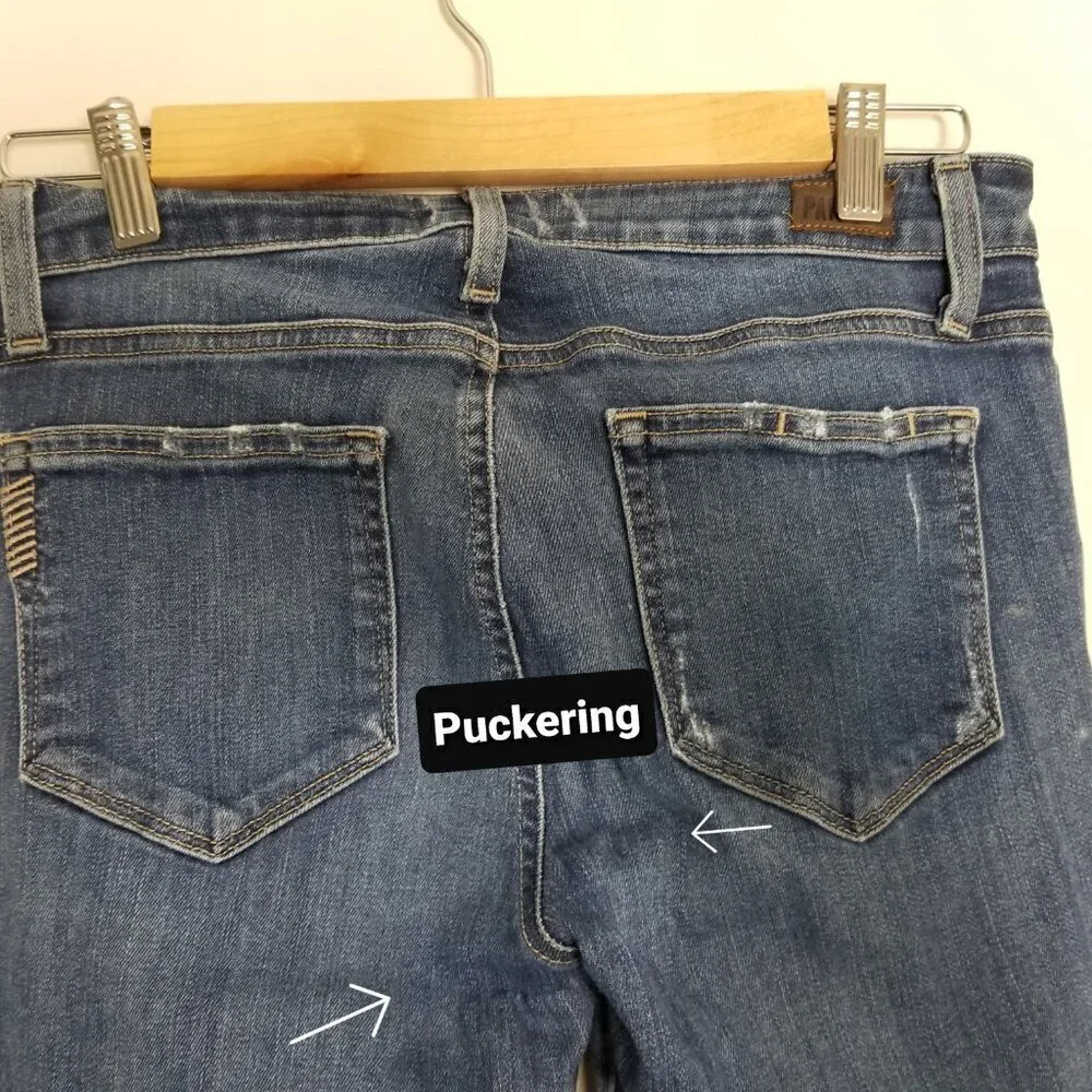 Paige Jeans Womens Size 27 Verdugo Ankle Cropped Distressed Raw Hem Skinny - Picture 16 of 16